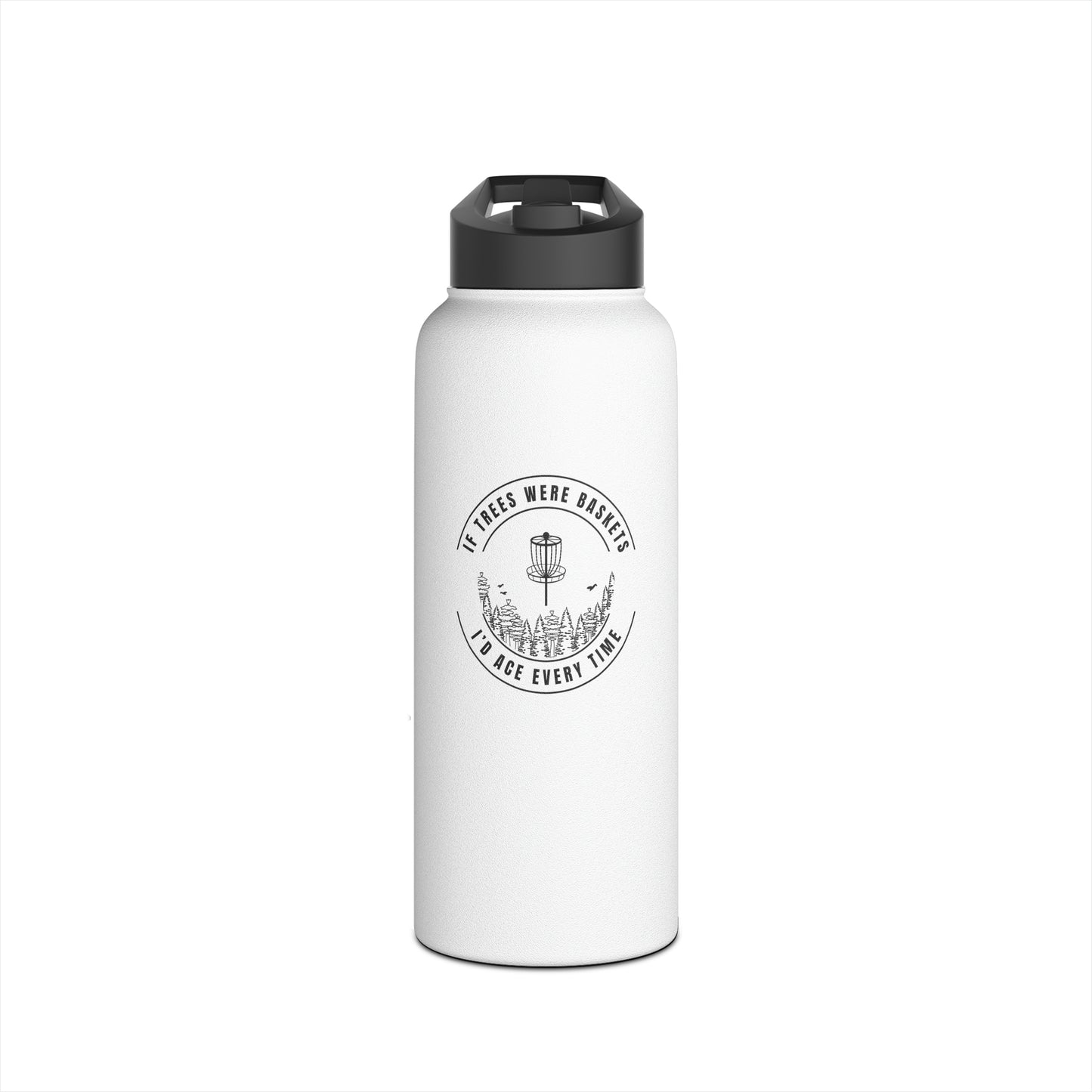 Disc Golf Stainless Steel Water Bottle - "Ace"