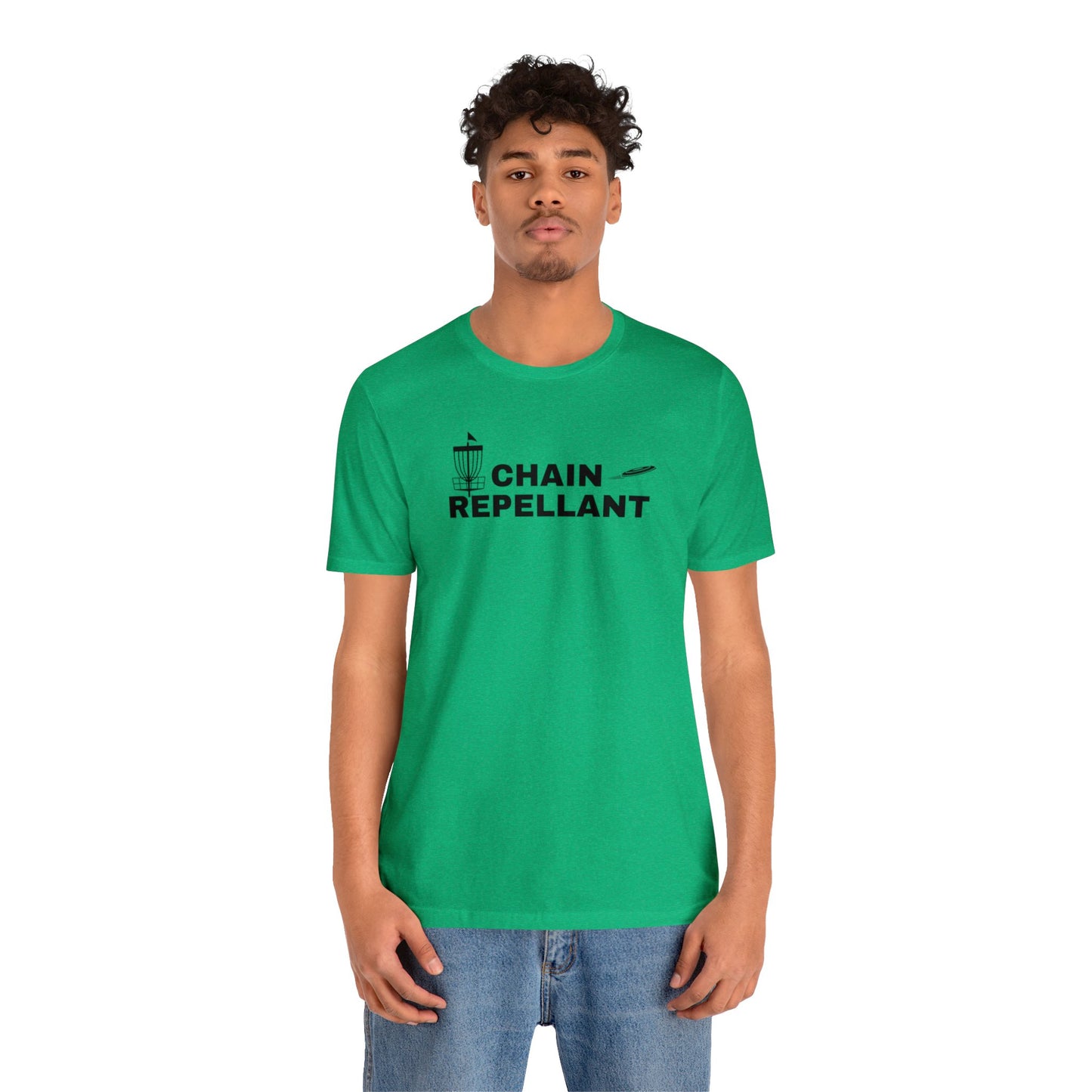 Disc Golf T-shirt - "Chain Repellant"