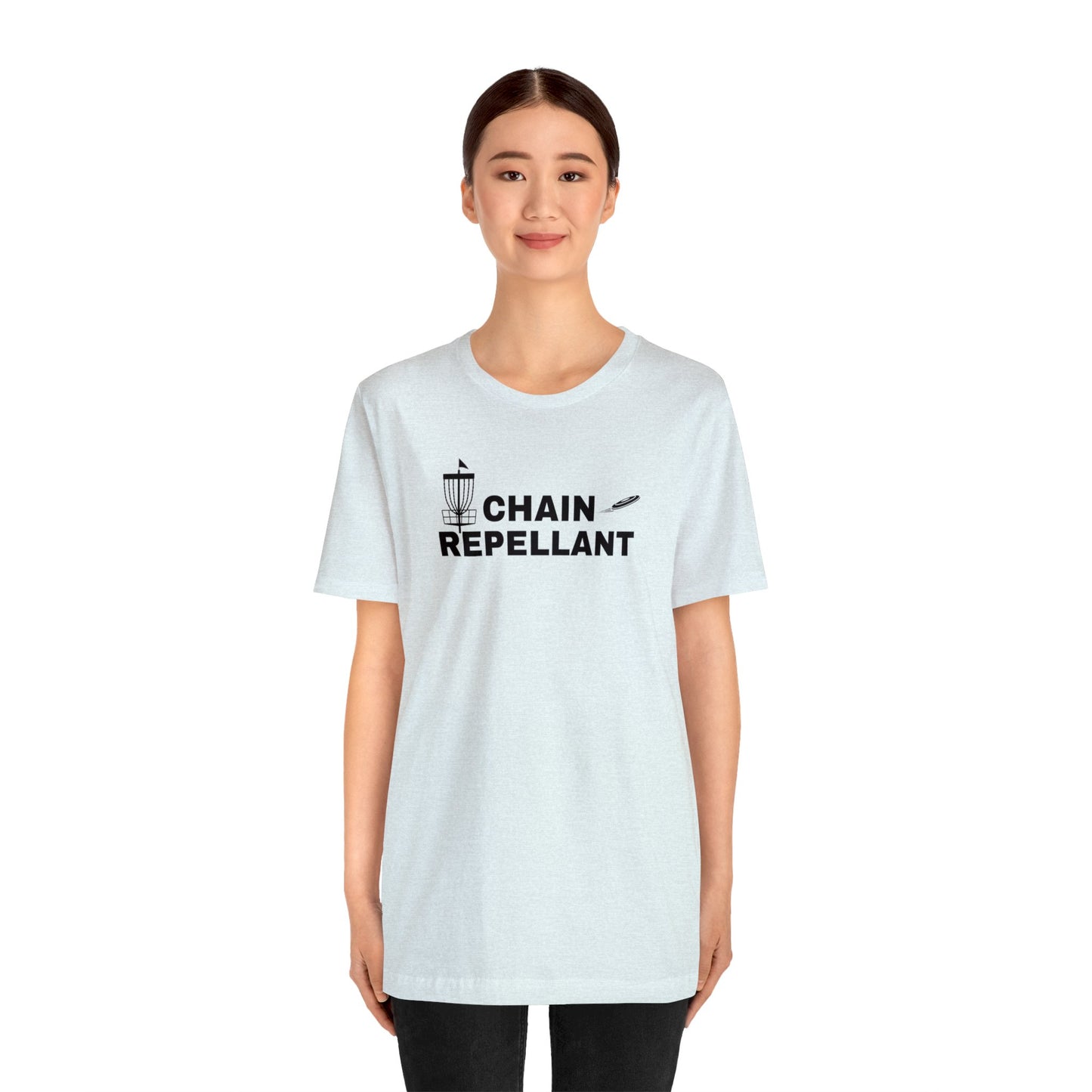 Disc Golf T-shirt - "Chain Repellant"