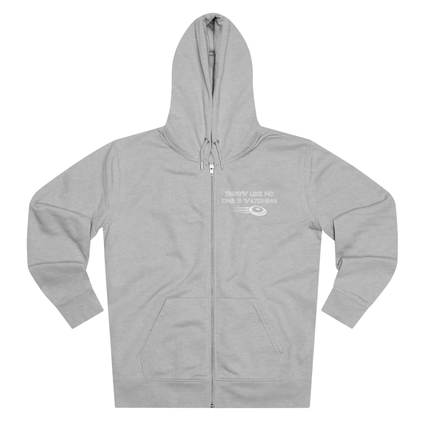 Disc Golf Zip Hoodie - "Throw"