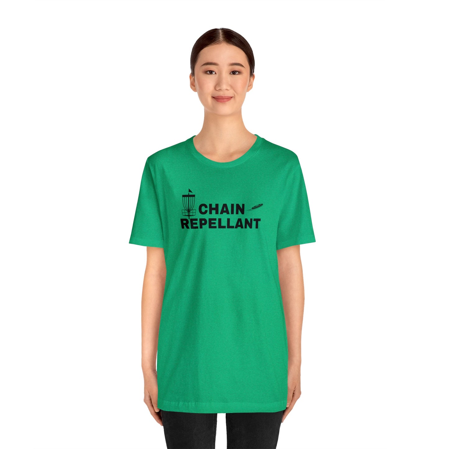 Disc Golf T-shirt - "Chain Repellant"