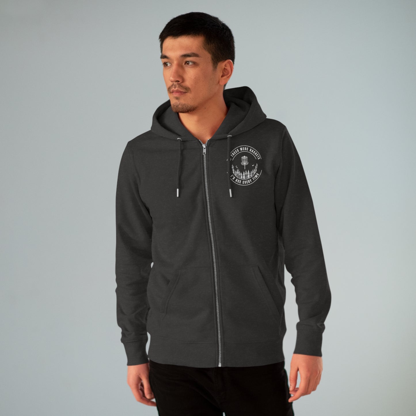 Disc Golf Zip Hoodie - "Ace"