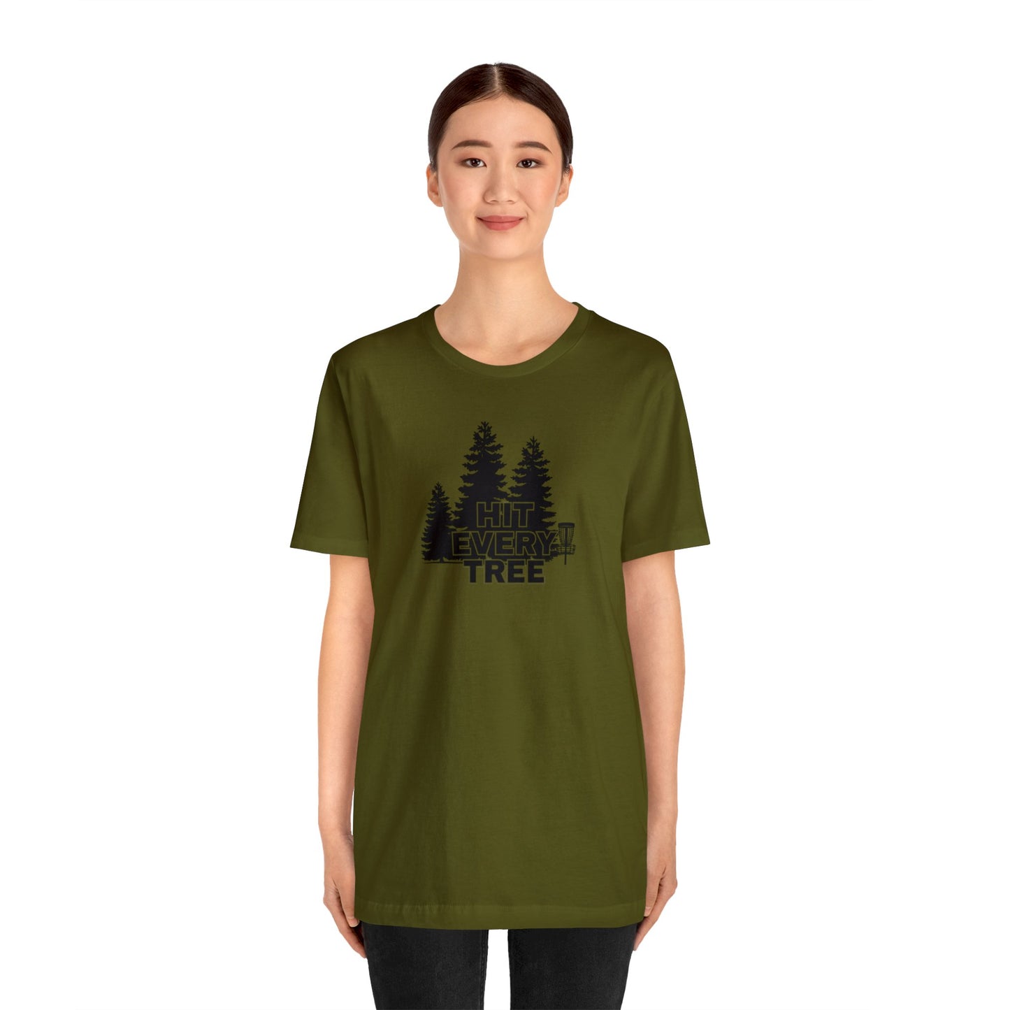 Disc Golf T-Shirt - "Hit Every Tree"