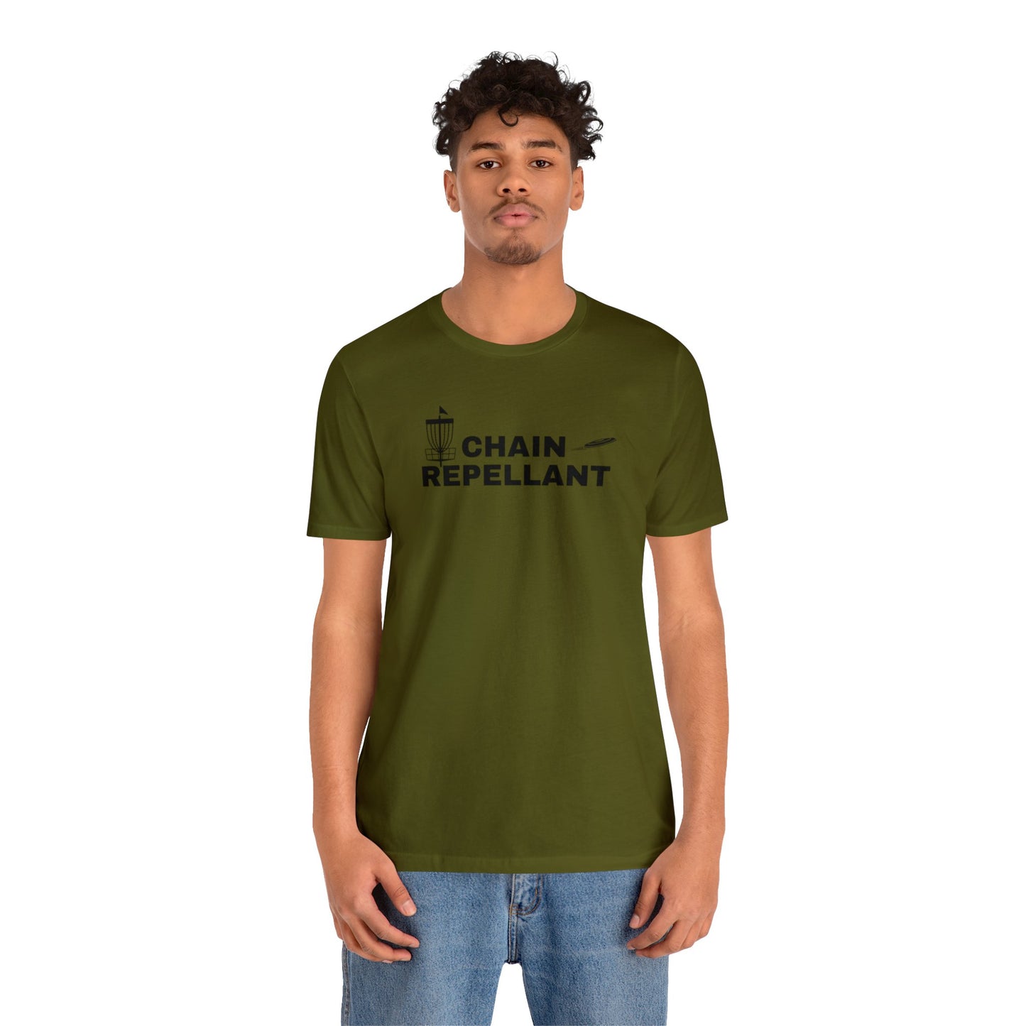 Disc Golf T-shirt - "Chain Repellant"