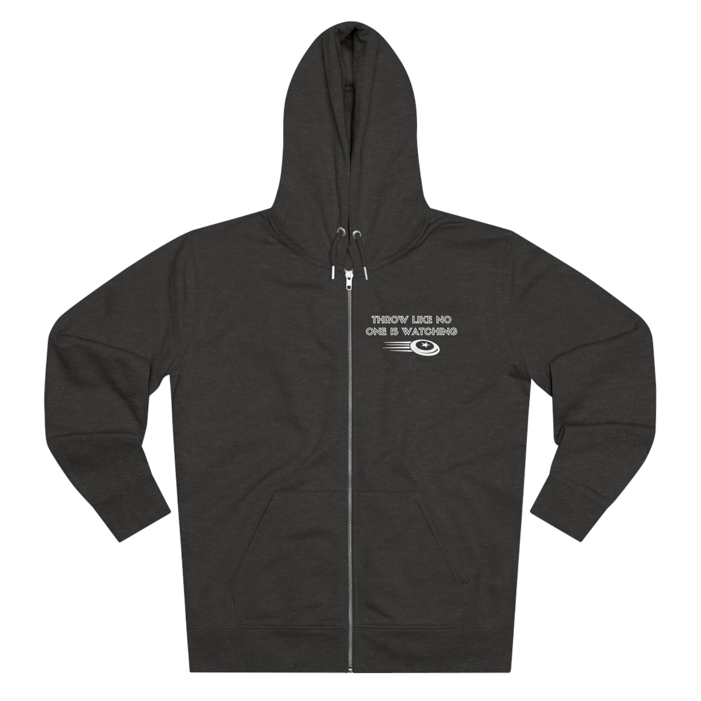 Disc Golf Zip Hoodie - "Throw"