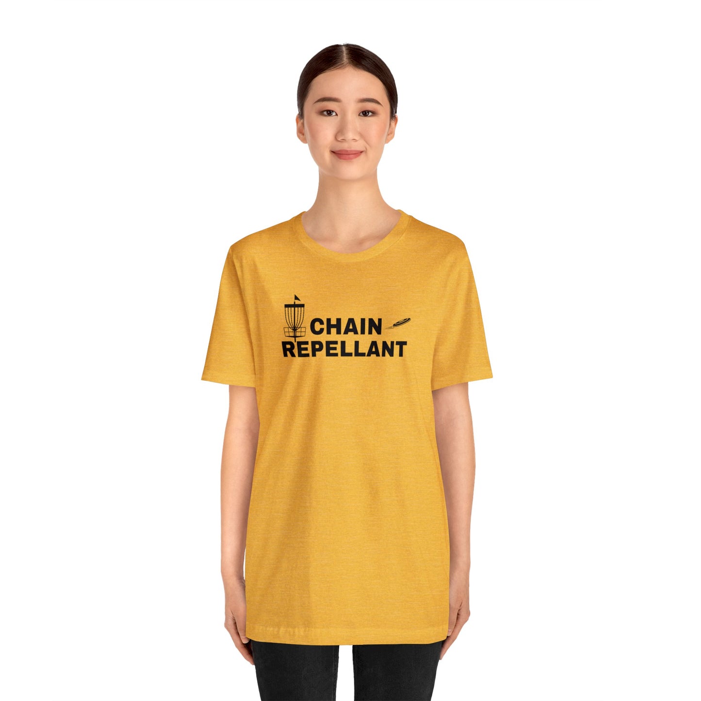 Disc Golf T-shirt - "Chain Repellant"