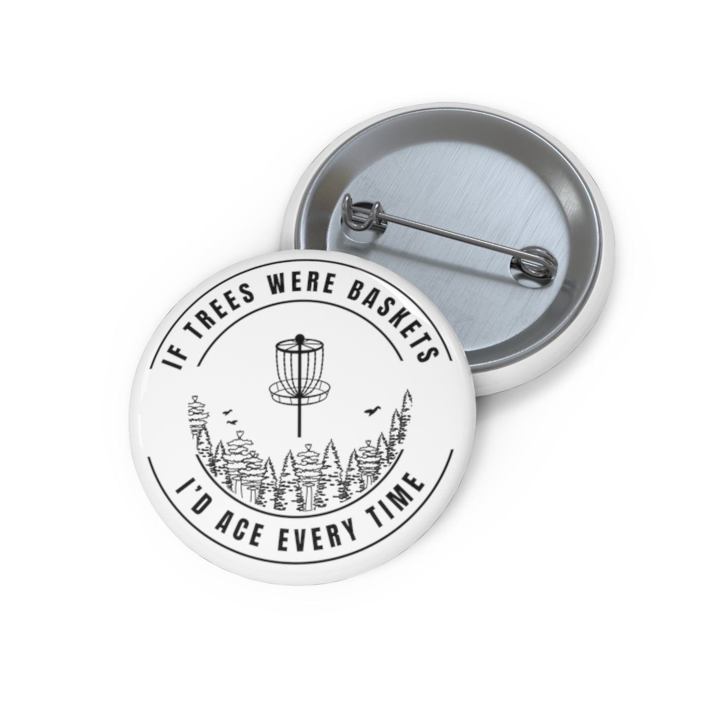 Disc Golf Pin Button - "Ace"