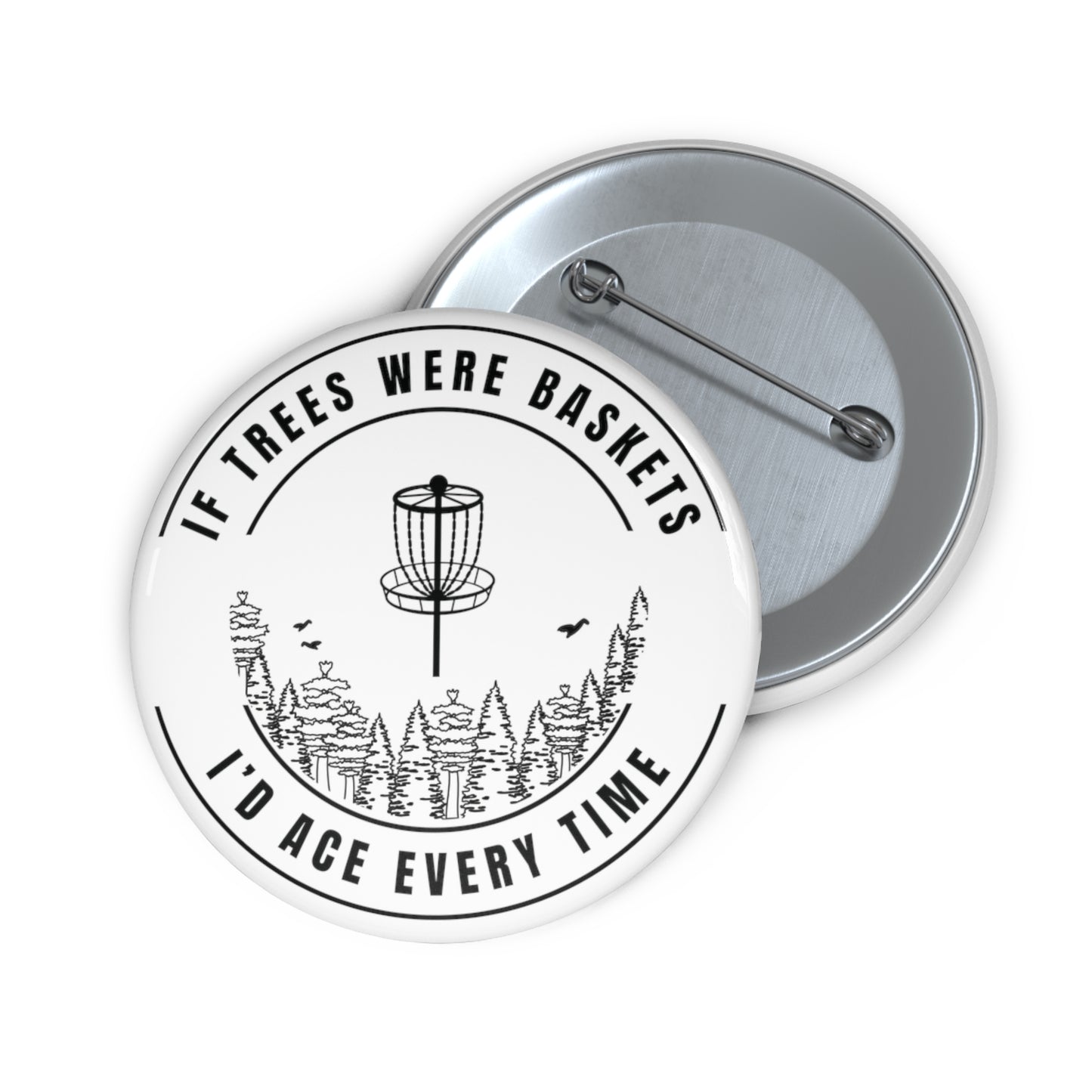 Disc Golf Pin Button - "Ace"