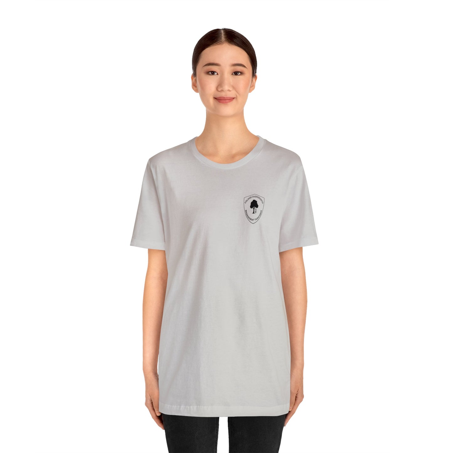 Disc Golf T-Shirt - "Foliage Management" on Light