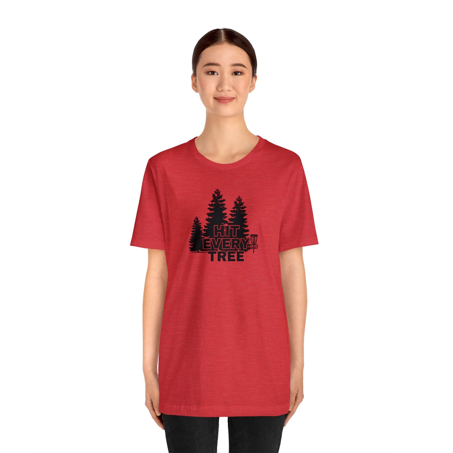 Disc Golf T-Shirt - "Hit Every Tree"