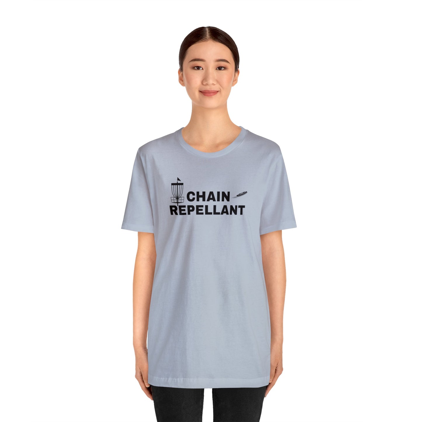 Disc Golf T-shirt - "Chain Repellant"