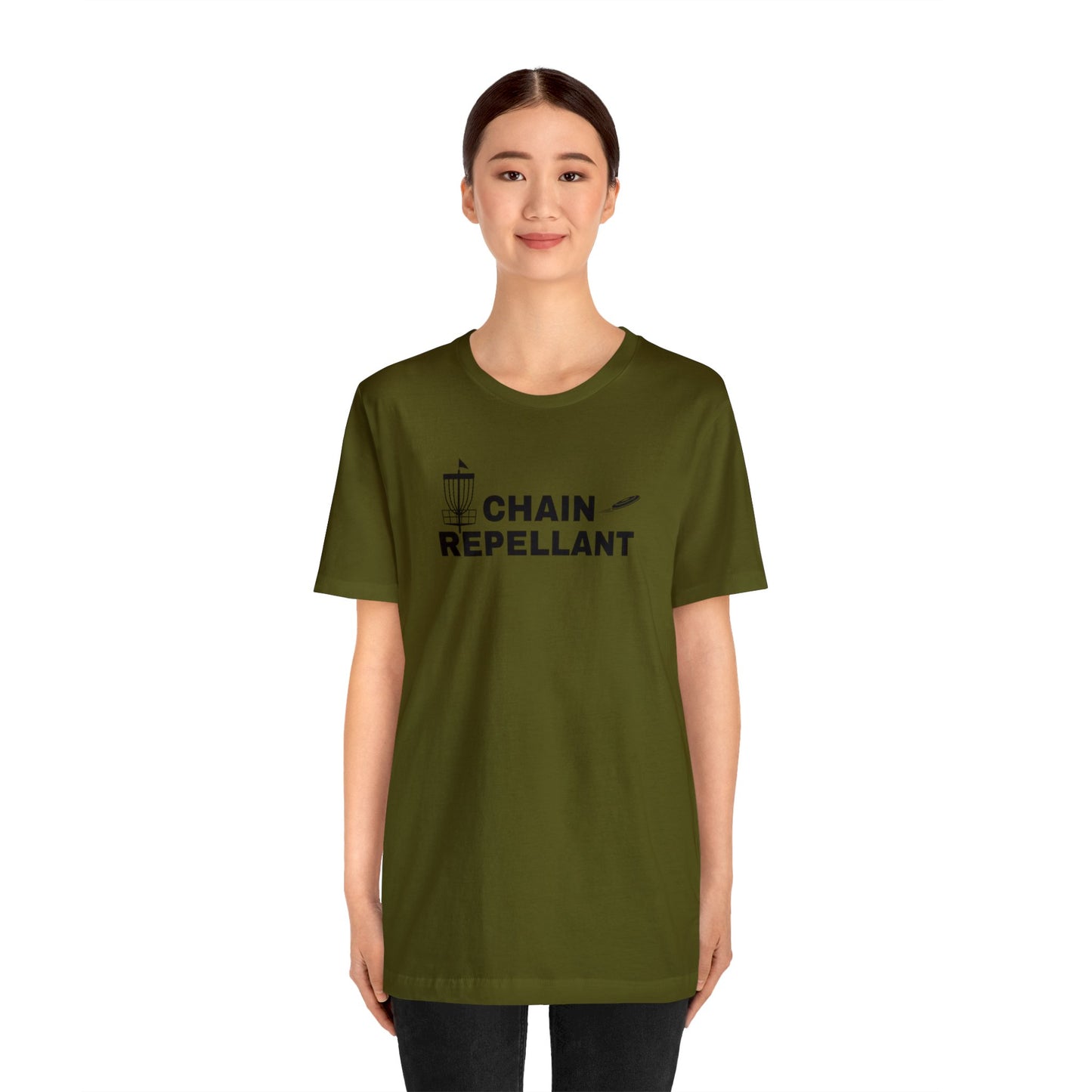 Disc Golf T-shirt - "Chain Repellant"