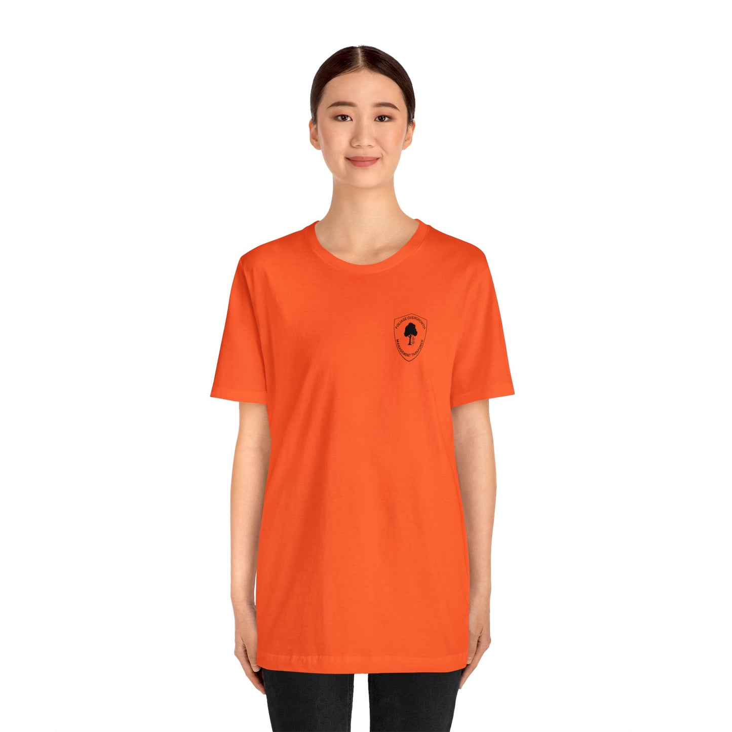 Disc Golf T-Shirt - "Foliage Management" on Light