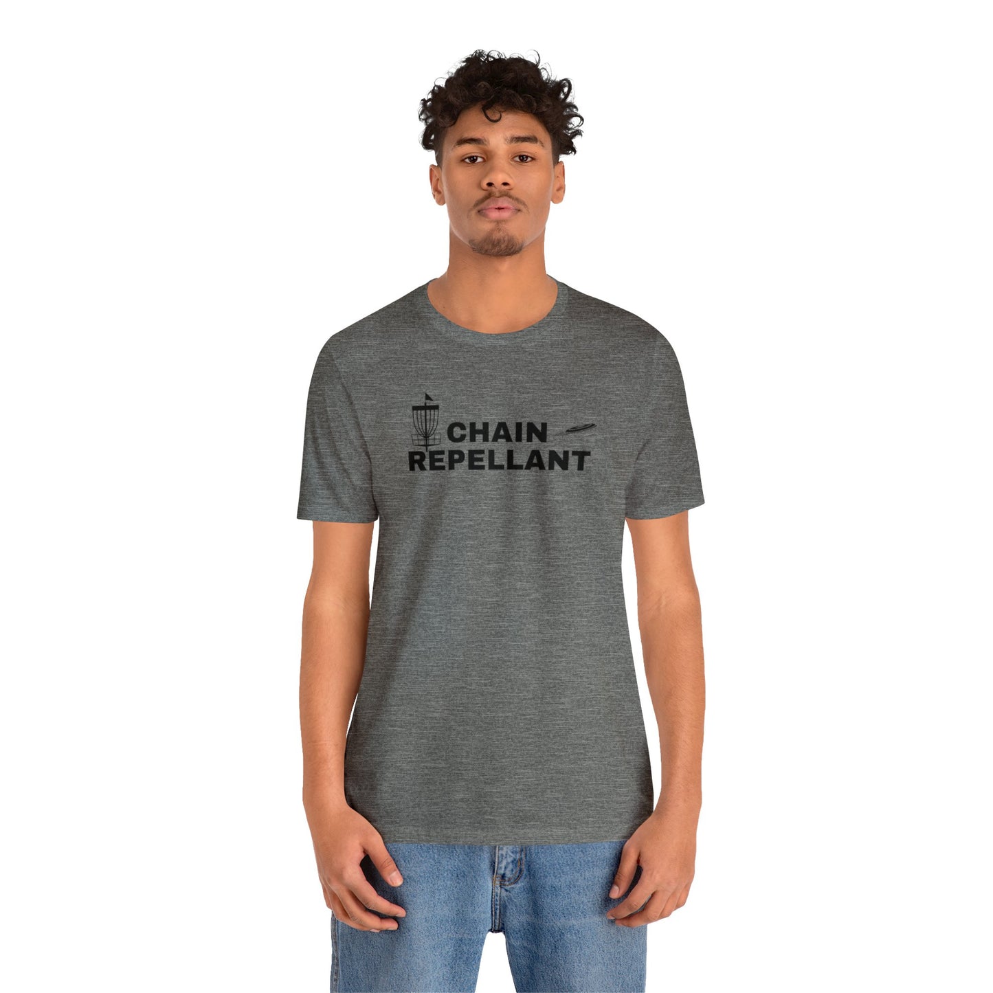 Disc Golf T-shirt - "Chain Repellant"