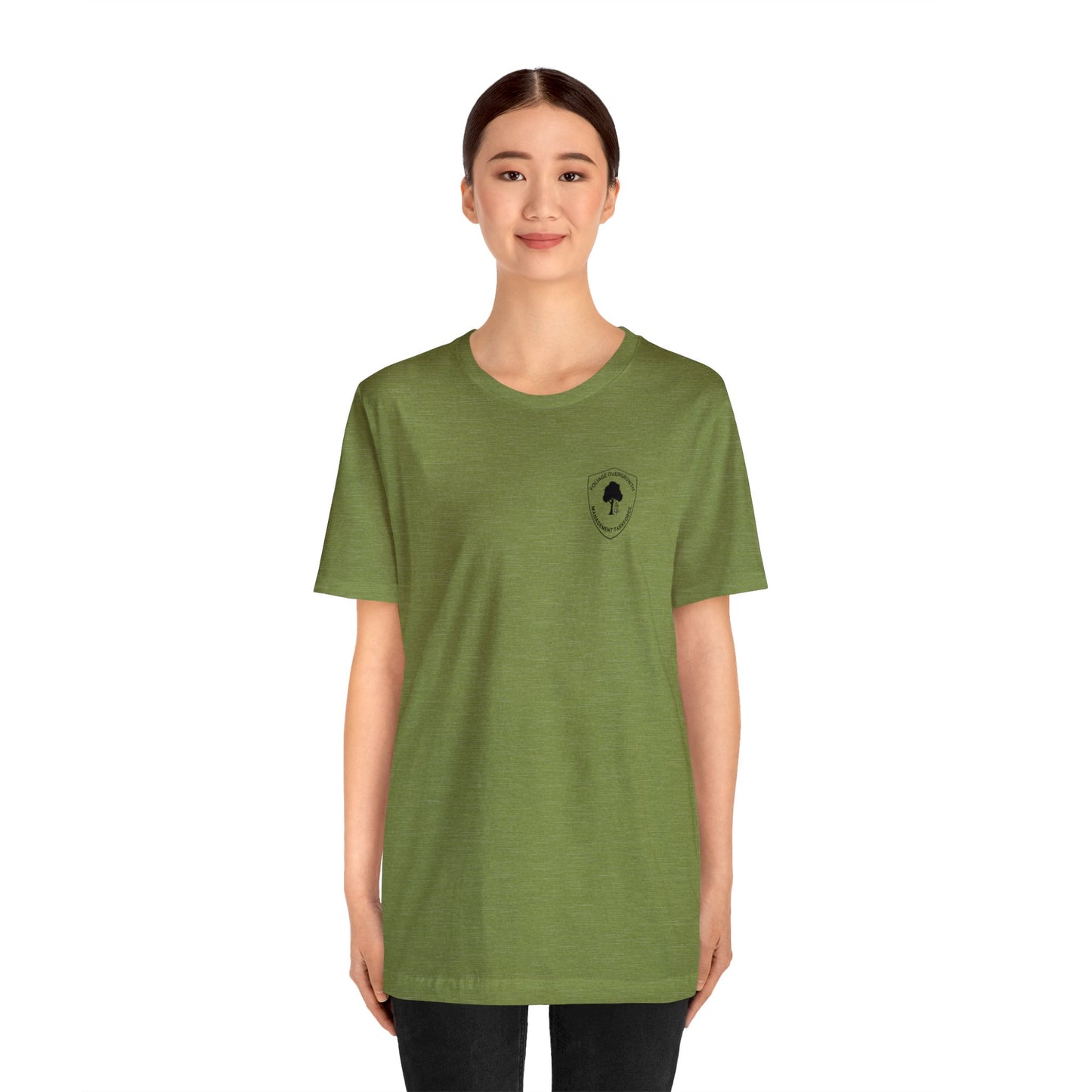 Disc Golf T-Shirt - "Foliage Management" on Light