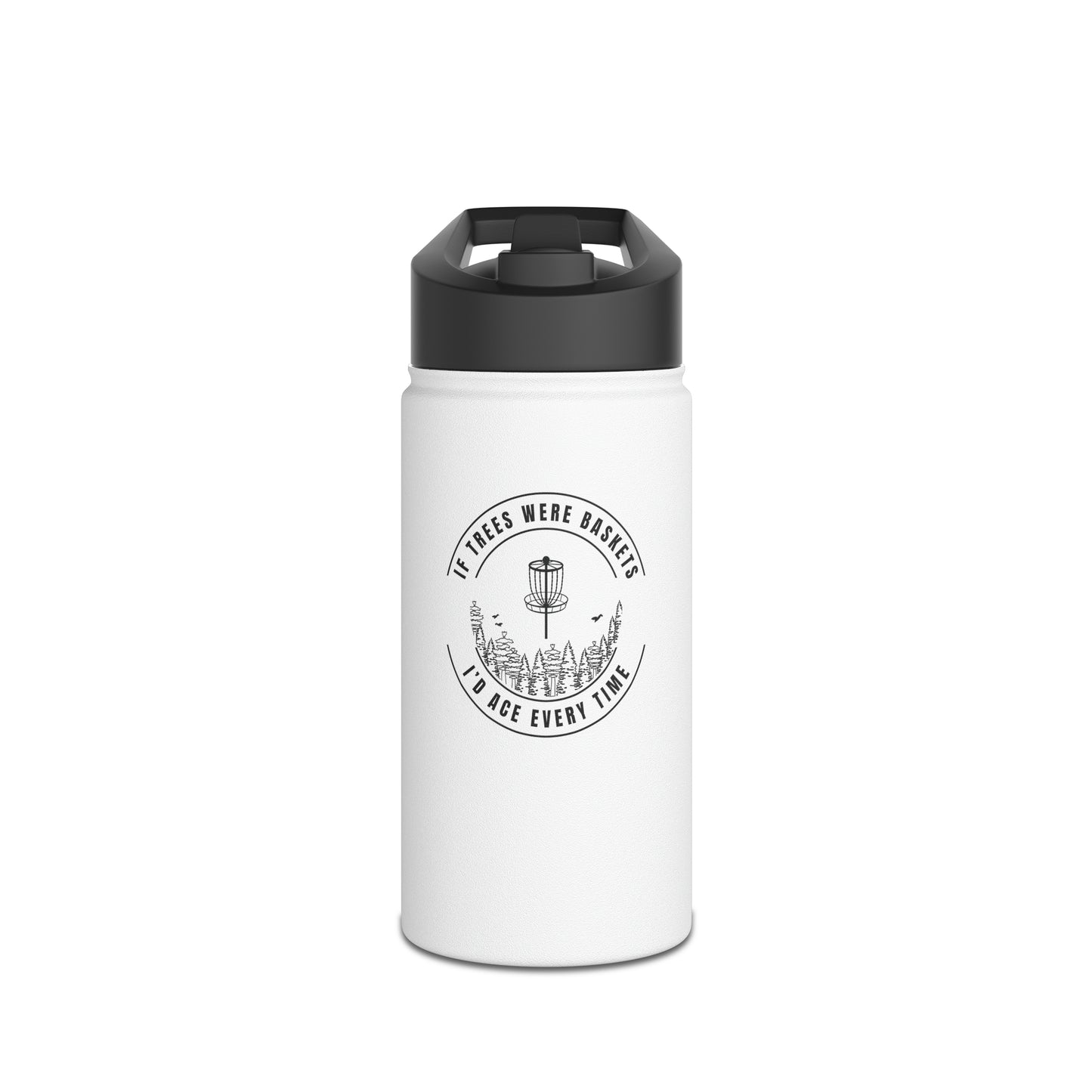 Disc Golf Stainless Steel Water Bottle - "Ace"