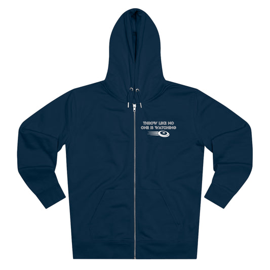 Disc Golf Zip Hoodie - "Throw"