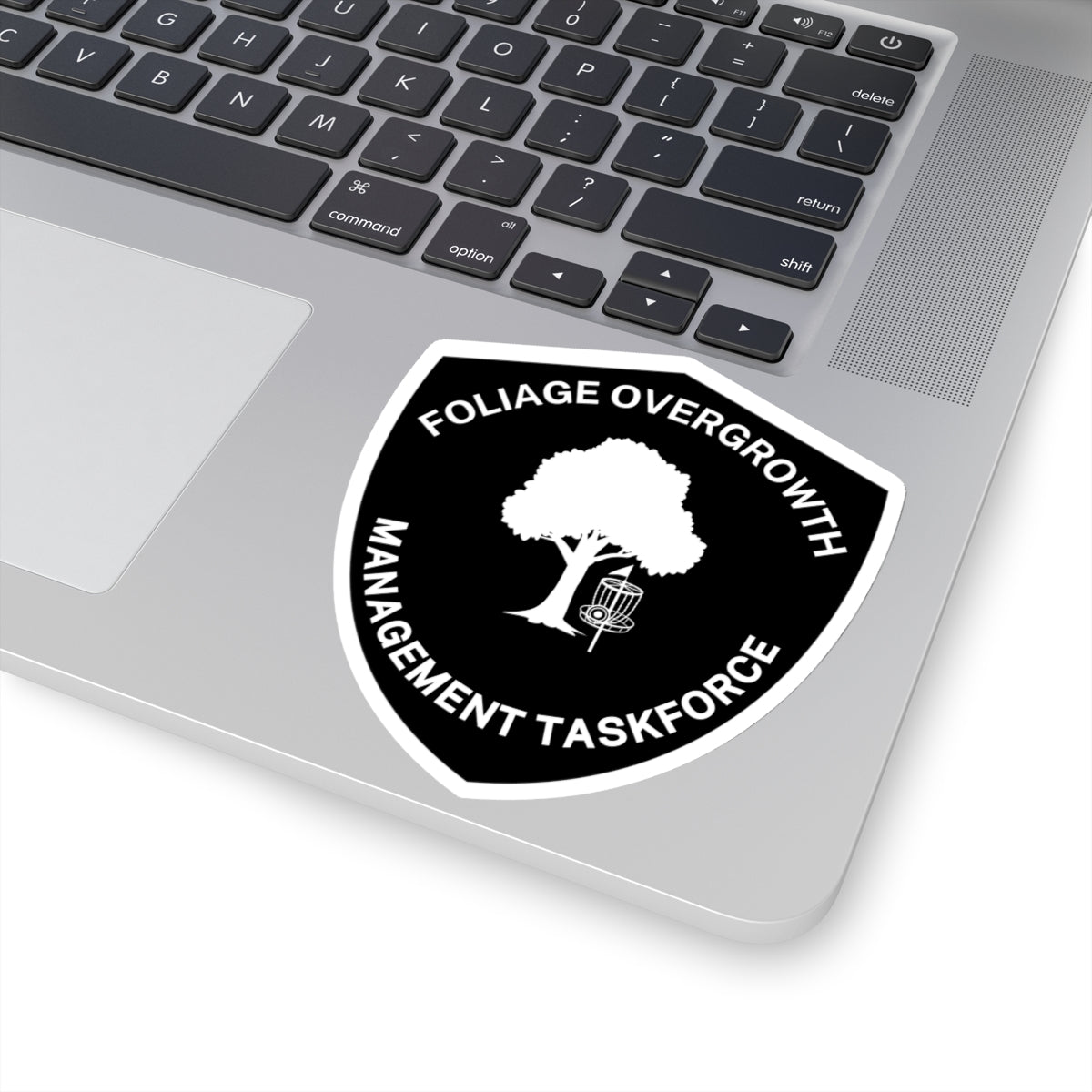 Disc Golf Sticker - "Foliage Management"