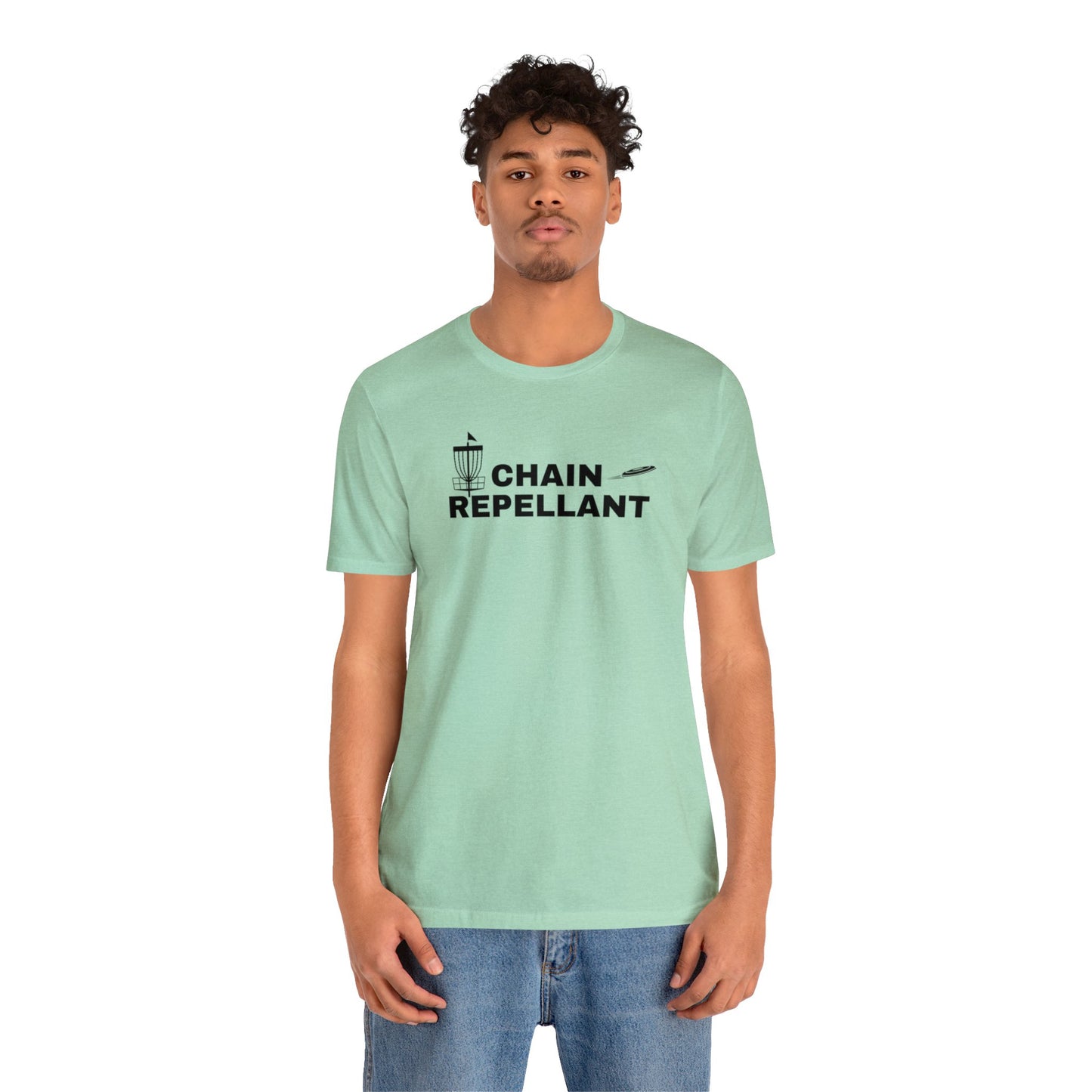 Disc Golf T-shirt - "Chain Repellant"