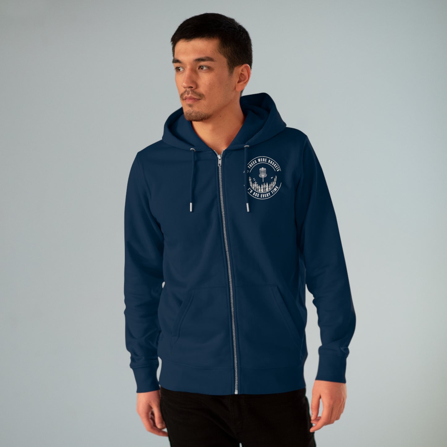 Disc Golf Zip Hoodie - "Ace"