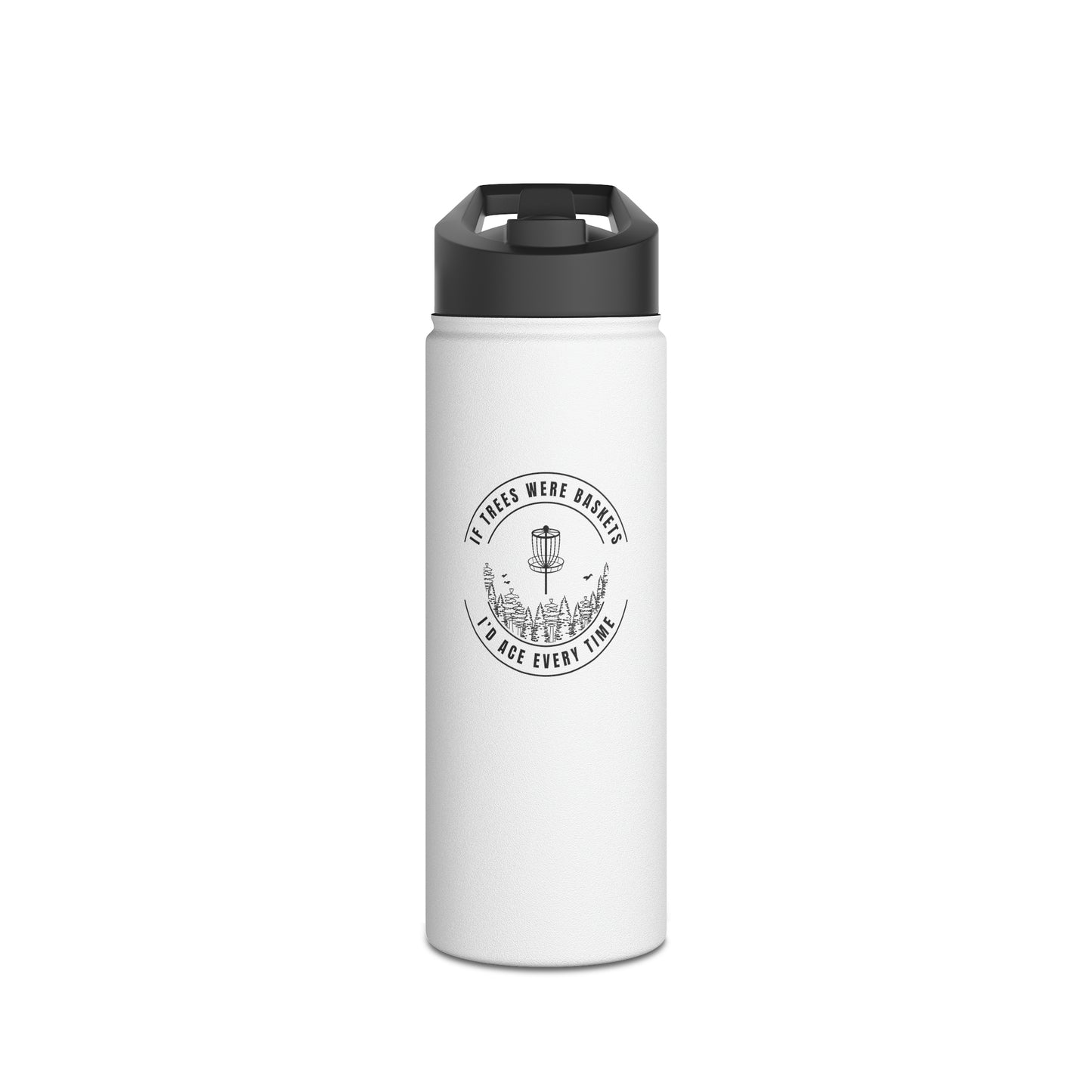 Disc Golf Stainless Steel Water Bottle - "Ace"