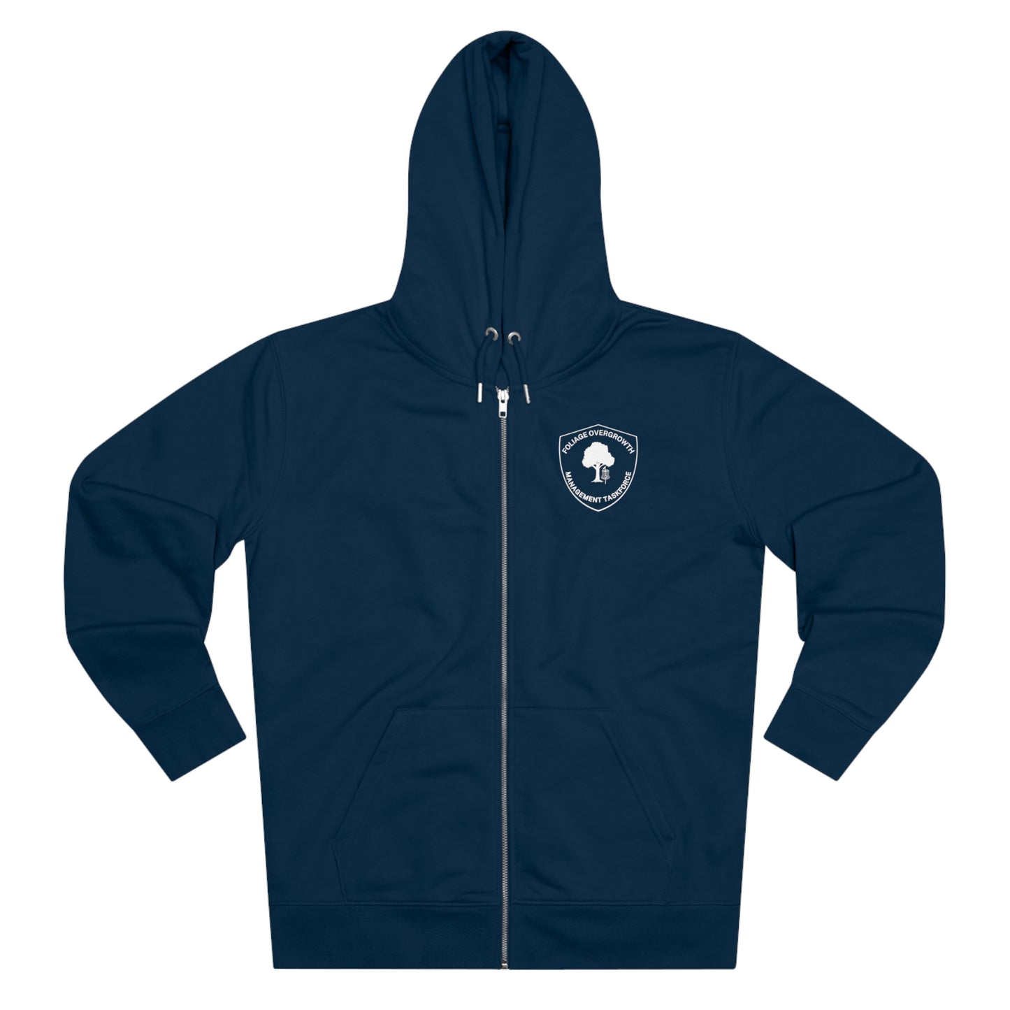 Disc Golf Zip Hoodie - "Foliage Management"