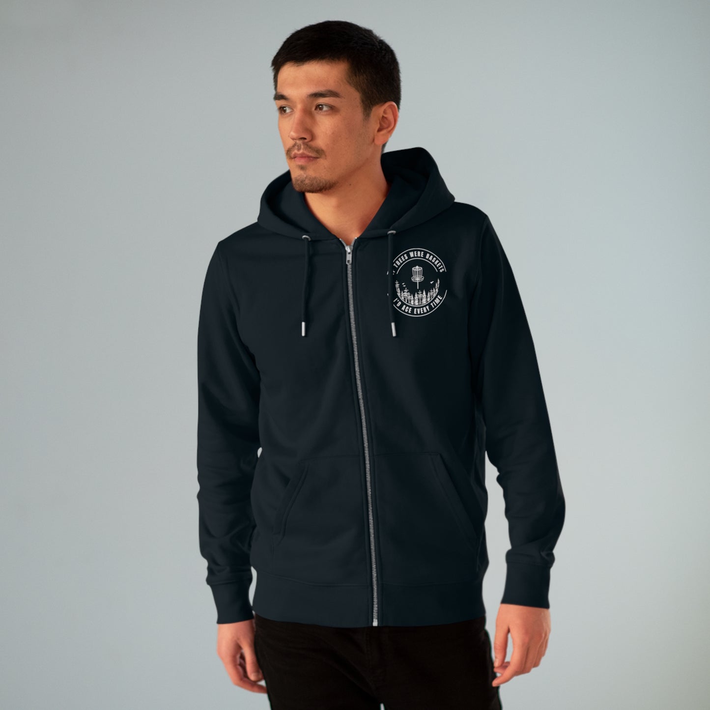 Disc Golf Zip Hoodie - "Ace"