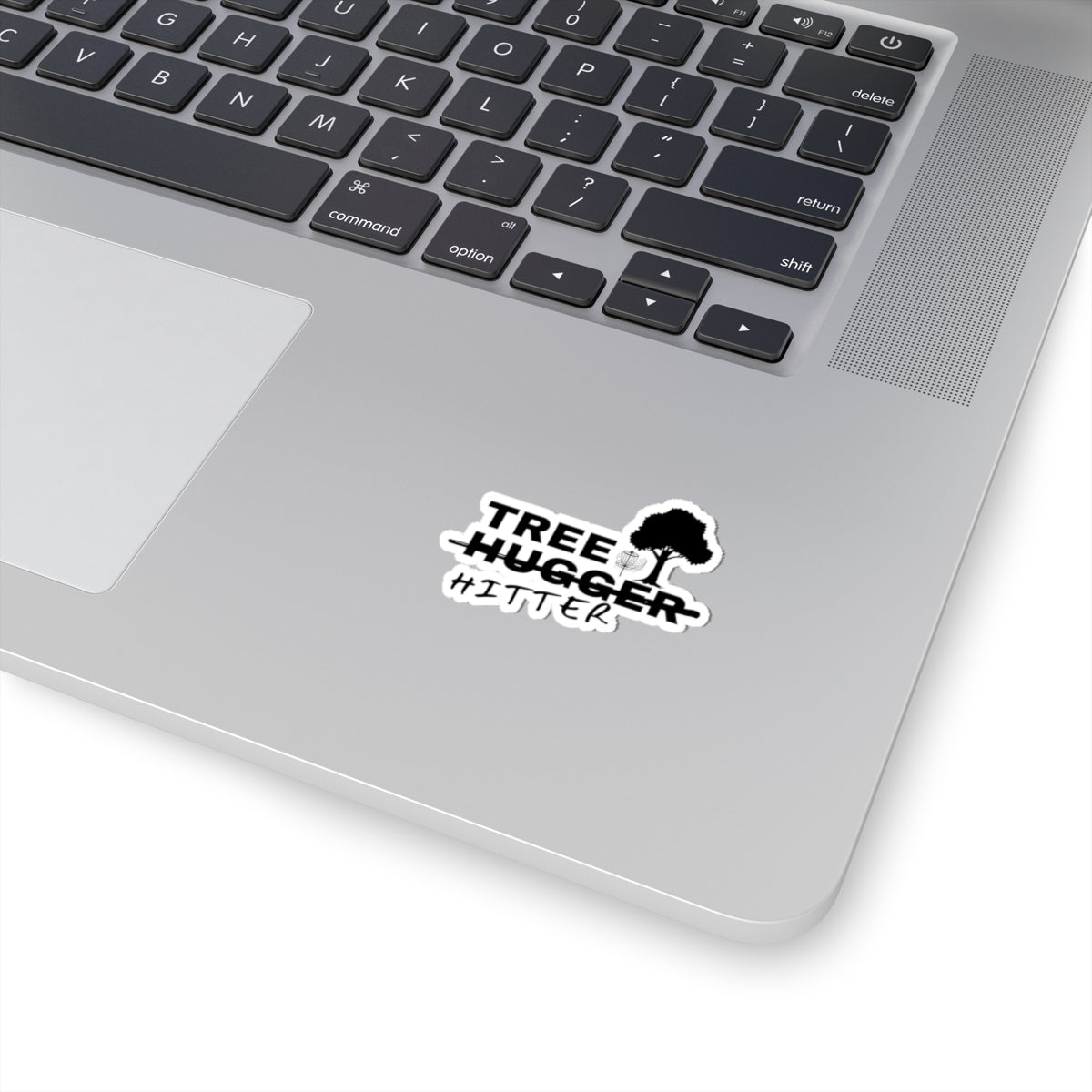 Disc Golf Sticker - "Tree Hugger"