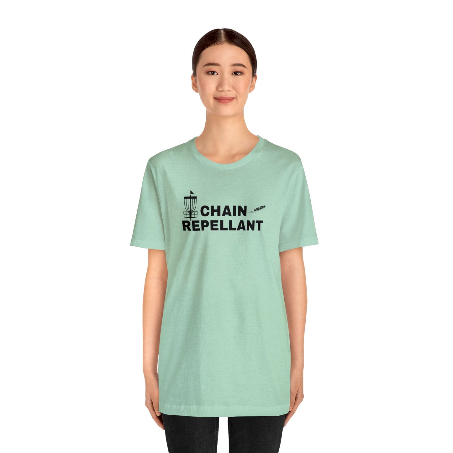 Disc Golf T-shirt - "Chain Repellant"