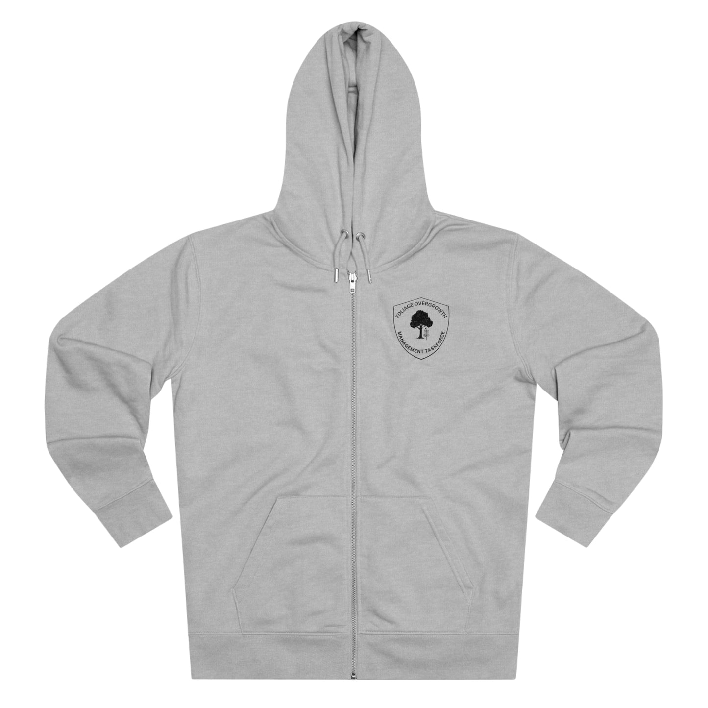 Disc Golf Zip Hoodie - "Foliage Management"