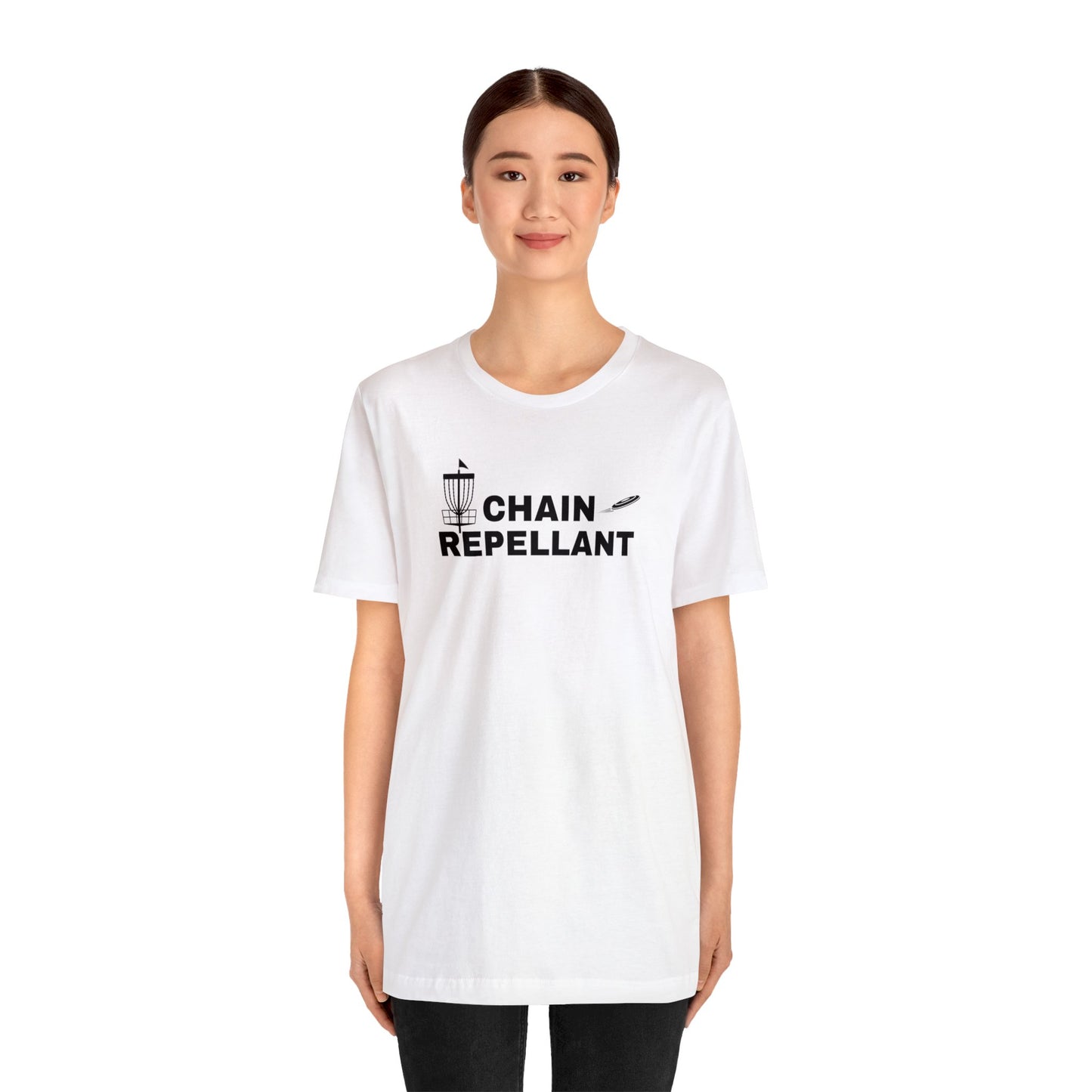 Disc Golf T-shirt - "Chain Repellant"