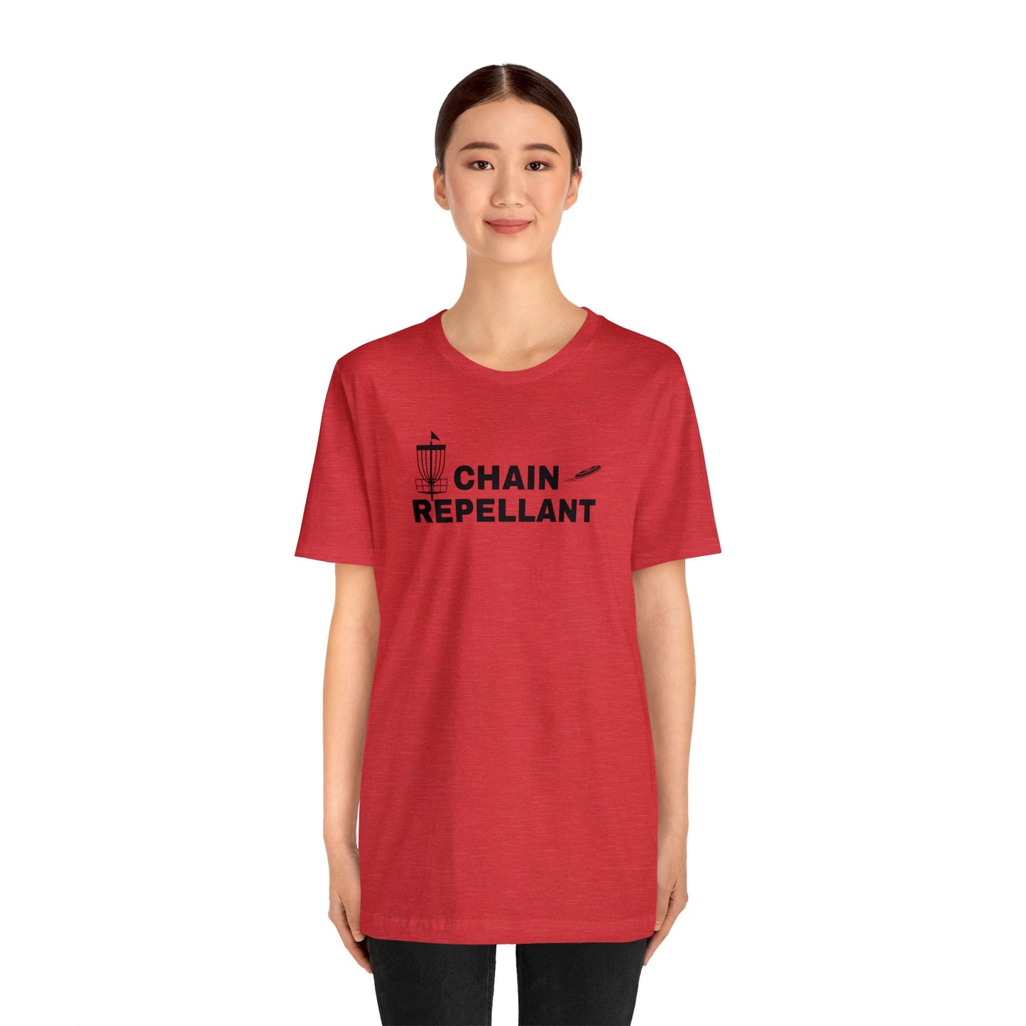 Disc Golf T-shirt - "Chain Repellant"