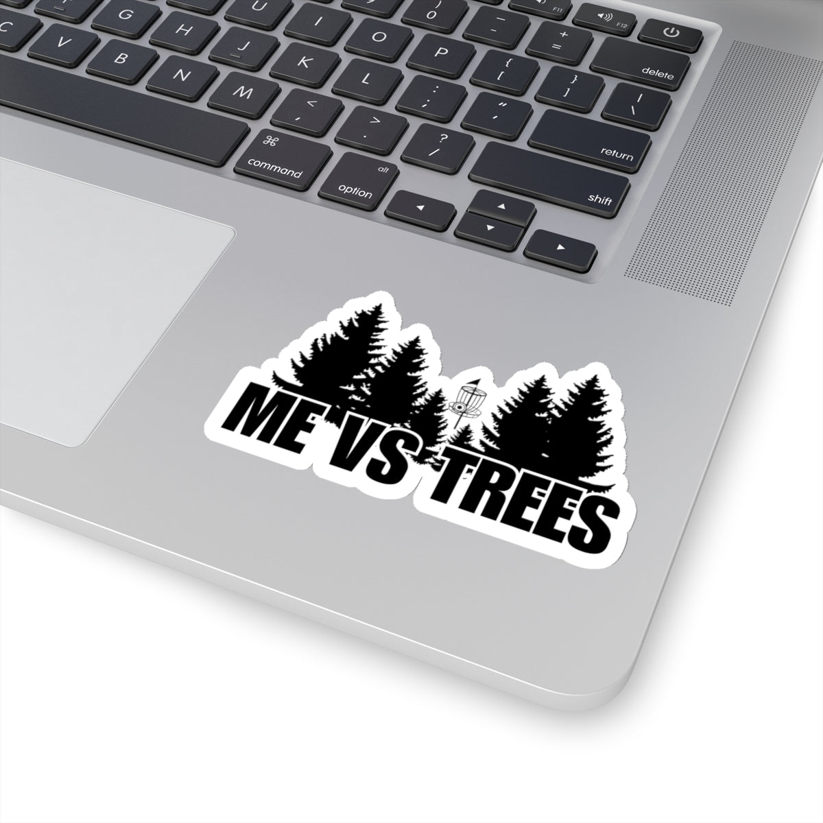 Disc Golf Sticker - "Me VS Trees"