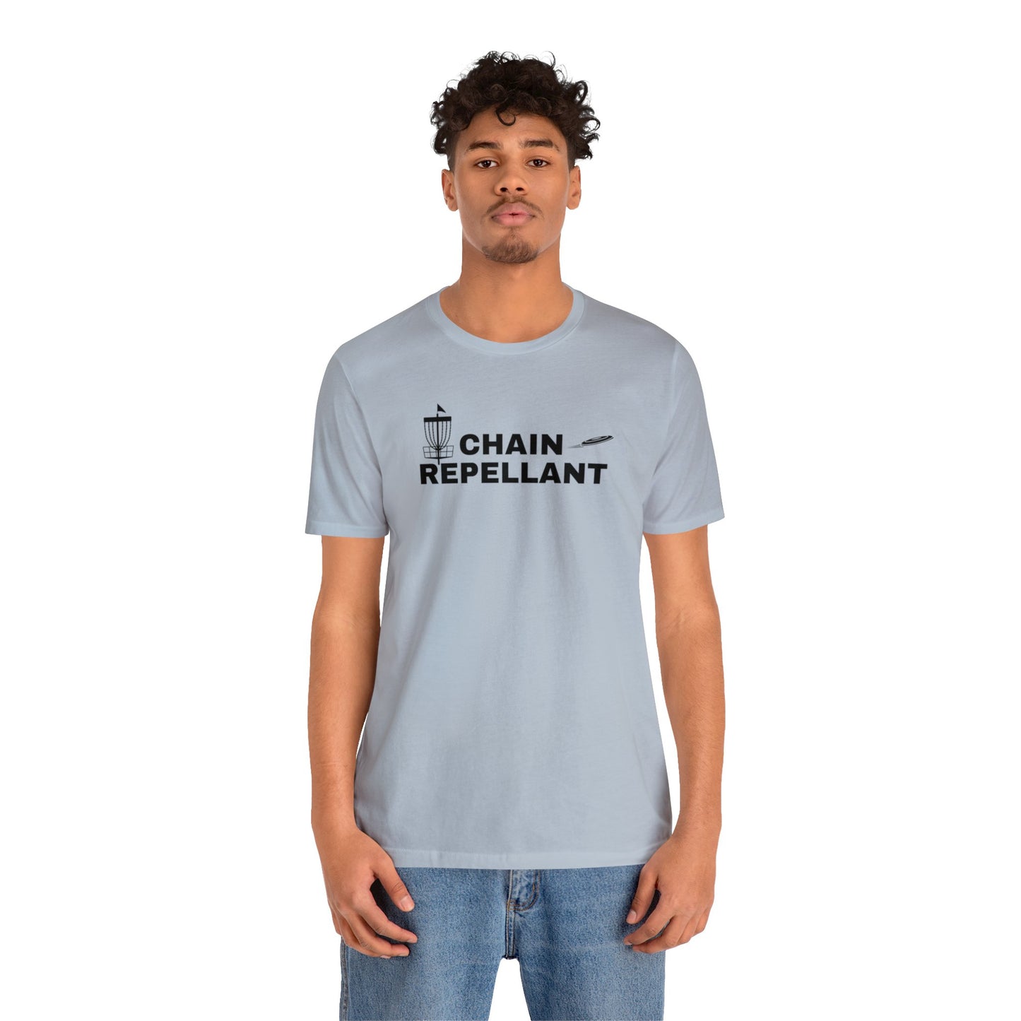 Disc Golf T-shirt - "Chain Repellant"