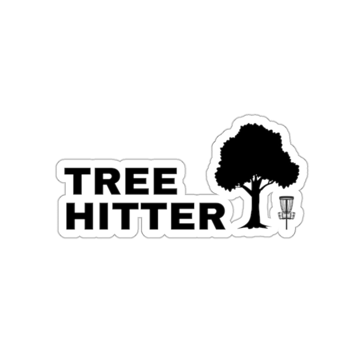 Disc Golf Sticker - "Tree Hitter"