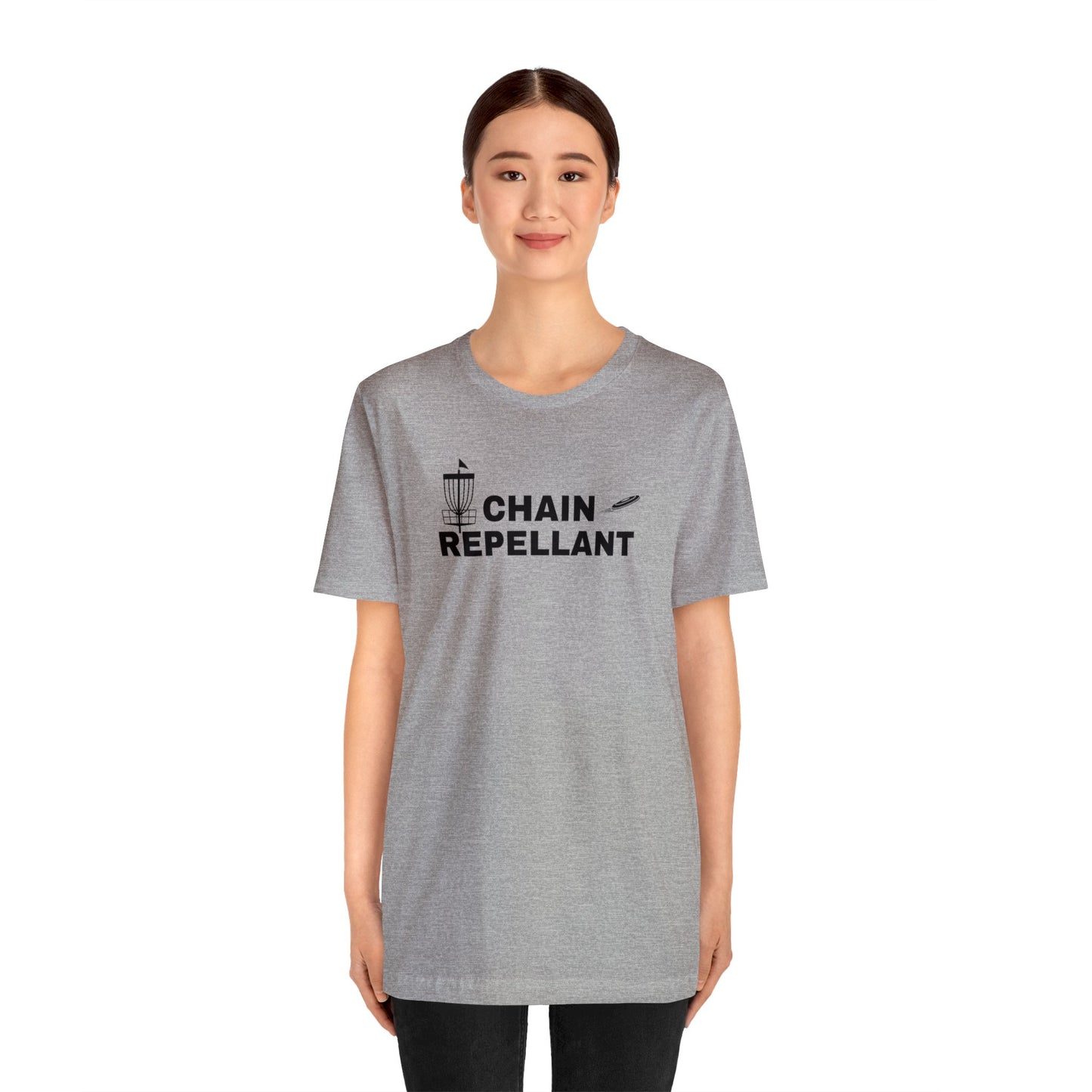 Disc Golf T-shirt - "Chain Repellant"