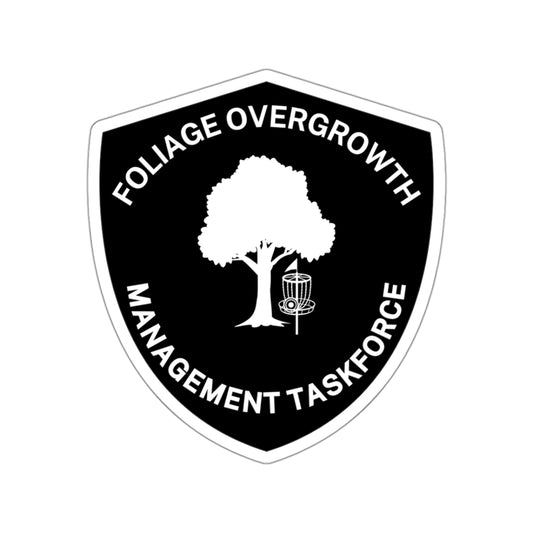 Disc Golf Sticker - "Foliage Management"